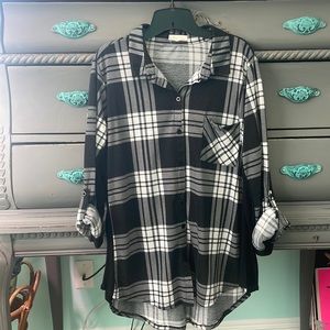 Cute flannel top!